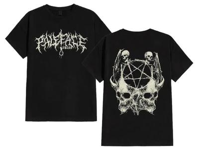 Paleface Swiss Pentagram T-Shirt - Paleface Swiss Band T-Shirt