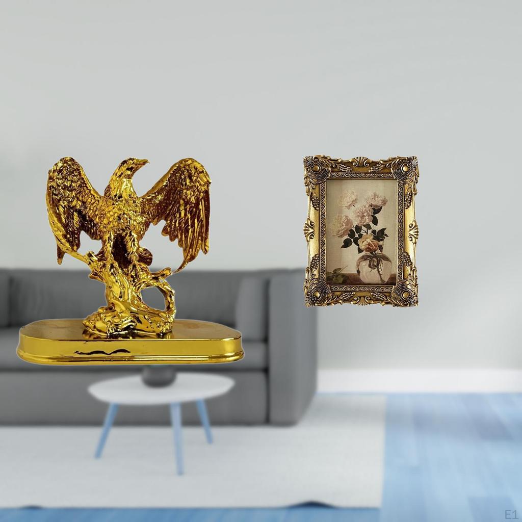 Figurine Animal Sculpture Crafts Modern Art Ornament Resin Statue Home Decor for Desk Indoor Office