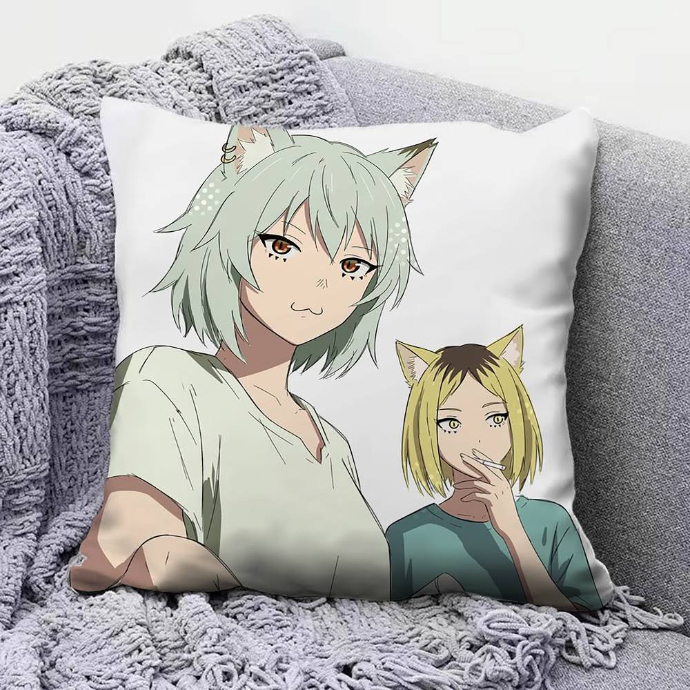 yani neko yani Anime Pillow Covers Home Sofa Cushion Covers and Aecorative Custom