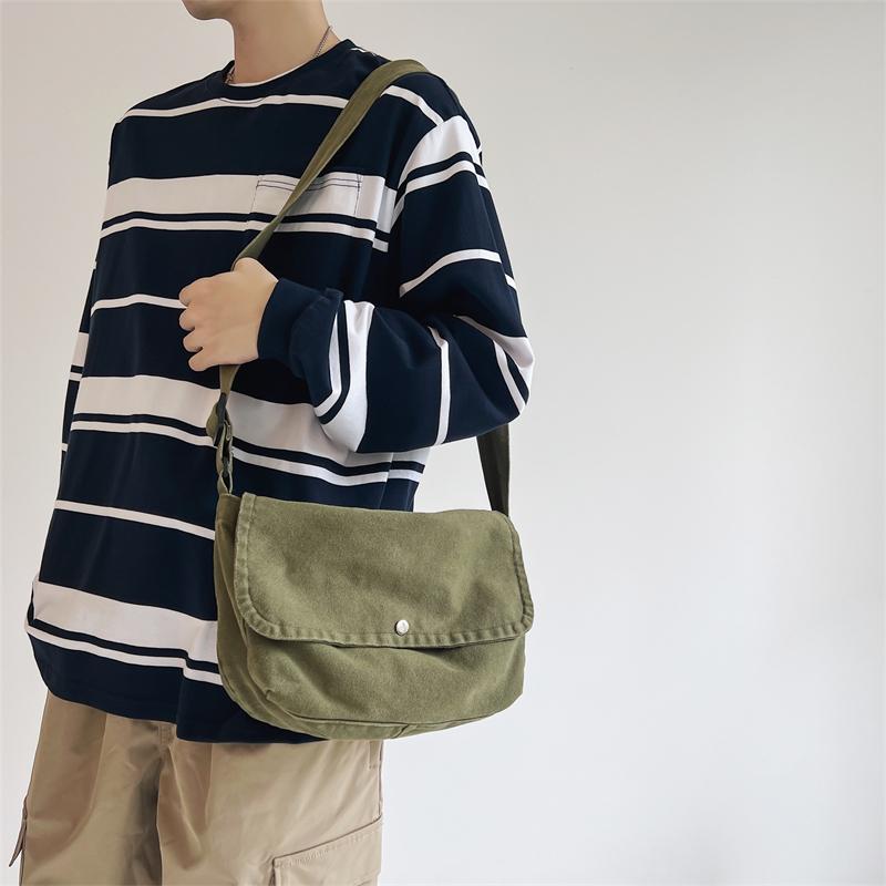 

Vintage Style Men Shoulder Bag Women Handbag Large Capacity Canvas Travel Crossbody Bag For Men Hobos Casual Women Messenger Bag 34cmX22cmX10cm