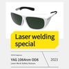 Laser der Klasse 4 mit hoher Leistung 180-500&750-1400nm OD8 Löt-Schutzschweißbrille CNC-Metallschneiden Infrarot-Schutzbrille