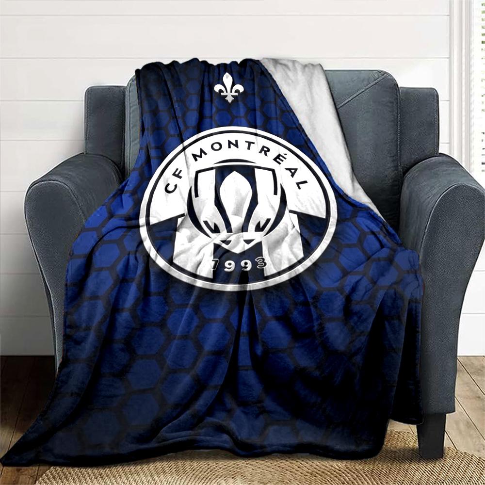 CF Montréal Druck Flanelldecke Hohe Qualität Warm Bequem Decke für Alle Jahreszeiten Perfekt für Geschenke Heimdekoration