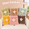 Soft Cotton Seat Cushion 40*40cm Chair Seat Cushion Square Office Chair Pad  for Home Office Sofa