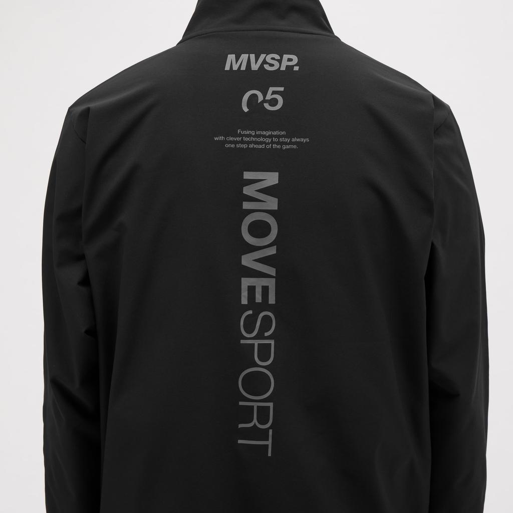 Move Sports Cross Descente Stretch Woven Stand Soft To the Comfortable for and BK00 Double-Weave Jacket, Touch, Training, Running, Walking, Men's,