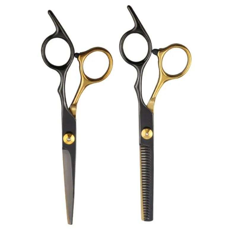 Hair Scissors Hairdressing Wrap Barber Accesories Hair Thinning Cut Metal Scissors Tooth Shears Styling Tool Cutting Scissors
