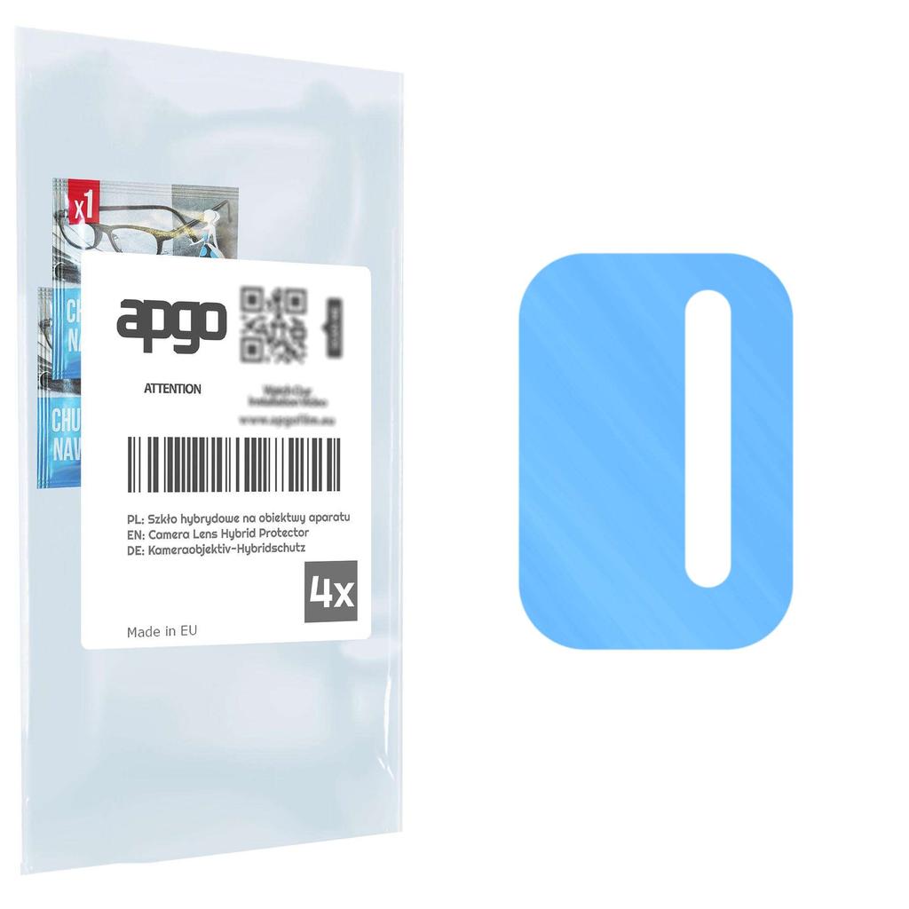 apgo 4x Lens Protector Kamera Beskyttende Hybrid Glass for HTC Wildfire E2 Play, Kamerabeskyttelse, 9H kameralinse Kameralinsebeskytter