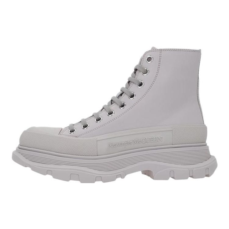 

Alexander McQueen Tread Slick Ботинки Серые (Женский) Женские кроссовки 702041WHZ621626
