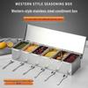 777 Stainless Steel Covered Seasoning and Storage Box