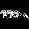 Running Horses Fashion Car Vehicle Self-Adhesive Sticker Waterproof Decal Decor