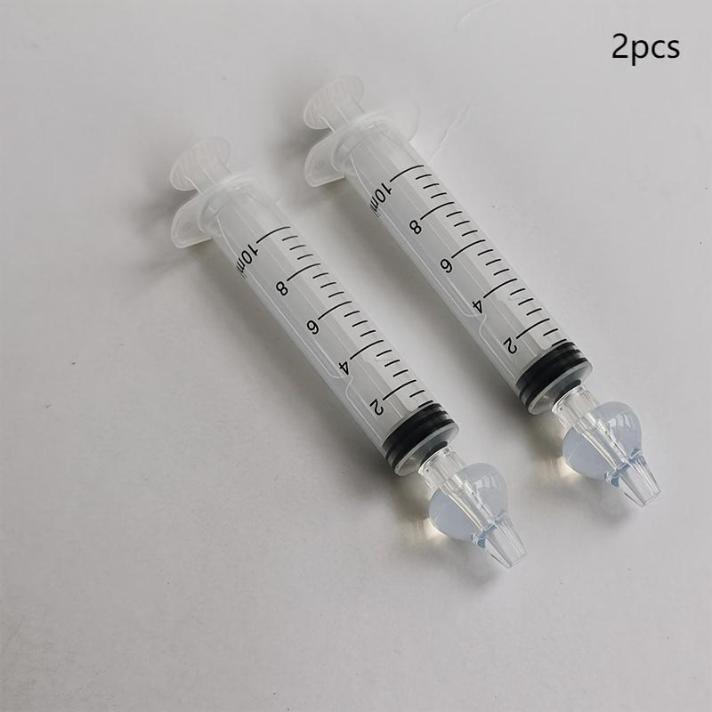 

Портативный детский очиститель носа - Мягкое промывание и спрей для носа, Прозрачный пластик, Предметы первой необходимости для ухода за детьми 2pcs