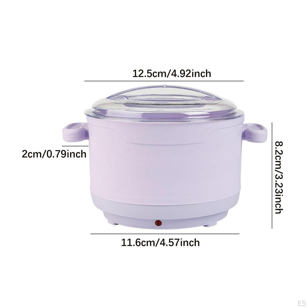 Wax Heater Home Gentle Waxing Foldable Large Capacity Professional for Hands pink