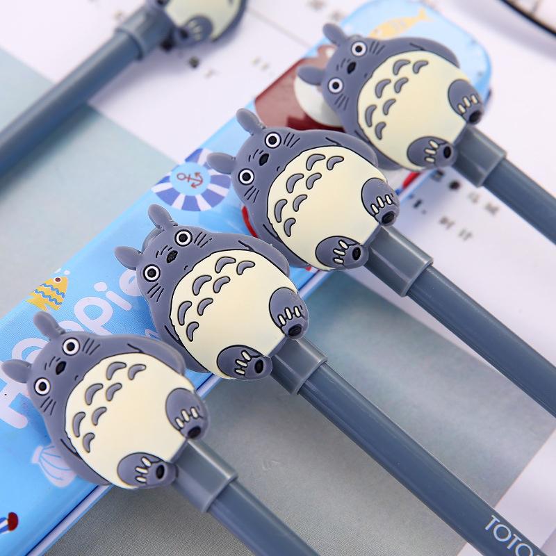 Pen 4pcs  Party Black Ink Gel Pen Cute Stationery Office  Christmas Gifts