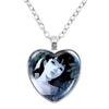 Perfect Blue Anime Movie Cartoon Glass Heart-Shape Pendant Necklace Cass Heart Shape Pendant Necklace Jewelry Charm Collect Gift
