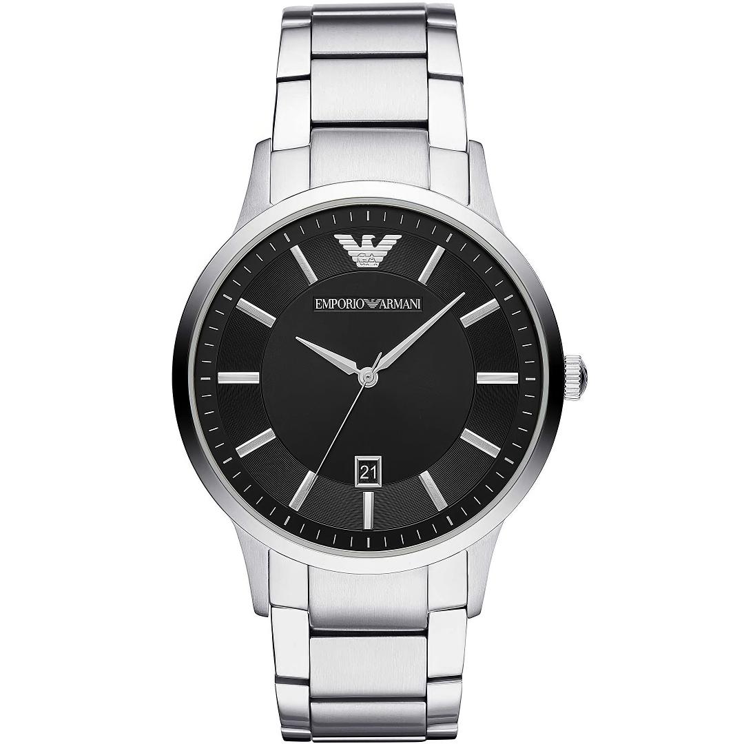 Emporio Armani Men's Black Ar11181 Renato Dial Watch
