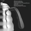 304 Stainless Steel Pour Over Coffee Kettle, Cloud Drip Kettle Long Spout Temperature Control for Drip Coffee Brewing  KFS-007