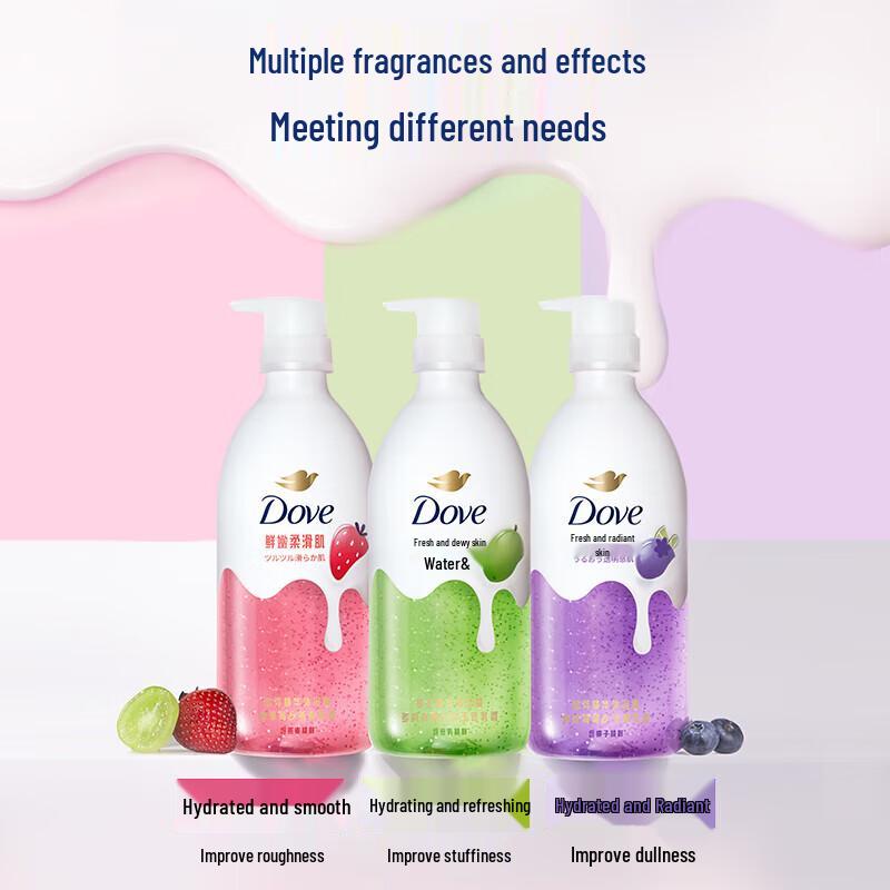 DOVE Fruit Milk Amino Acid Moisturizing Body Wash