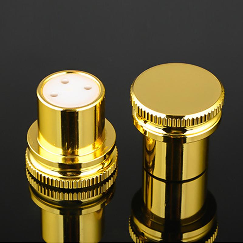 4 Stück Geräuschdämpfer Abschirmung Buchsenabdeckung Kappe Phono-Stecker RCA-Stecker Staubkappe XLR Stecker Buchse Schutzabdeckung