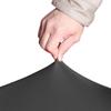 Elastic Edged Round Table Cloth Oilproof 27.5-33.5" Wipeable Cover Easy to Clean