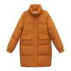 Cotton-padded Jacket Girls' Long Loose Winter New Hooded Fashion Plus Size Bread Coat.