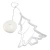 LED Christmas Suction Cup Star Bell Snowman Window Hanging Lights Ornament