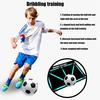 Football Training Mat Dribble Control Foldable Wear Resistant Non-Slip Rubber Auxiliary Footstep Mat Sports Accessories