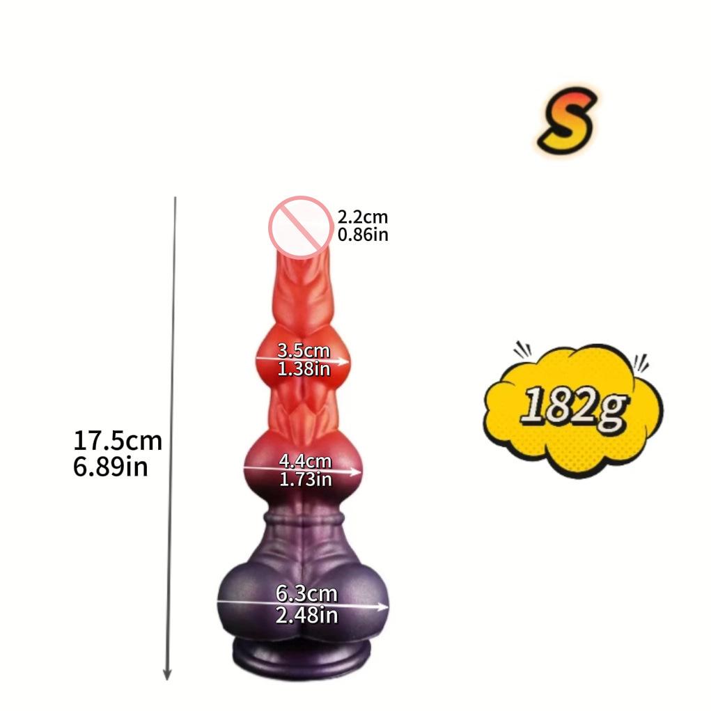 Alien Horse Hanging Double Knot False Penis  Thick Posterior Chamber Anal Plug  Male And Female Masturbation Device Sexual Product