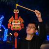 Chinese Style Portable Rabbit Lantern Glowing LED Lantern Toys  School Project