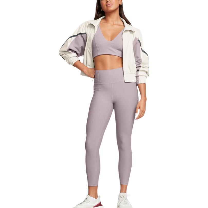 Under Armour Meridian Soft Comfortable High Waist Leggings Women Leggings Lithe-Gray 1386467-015