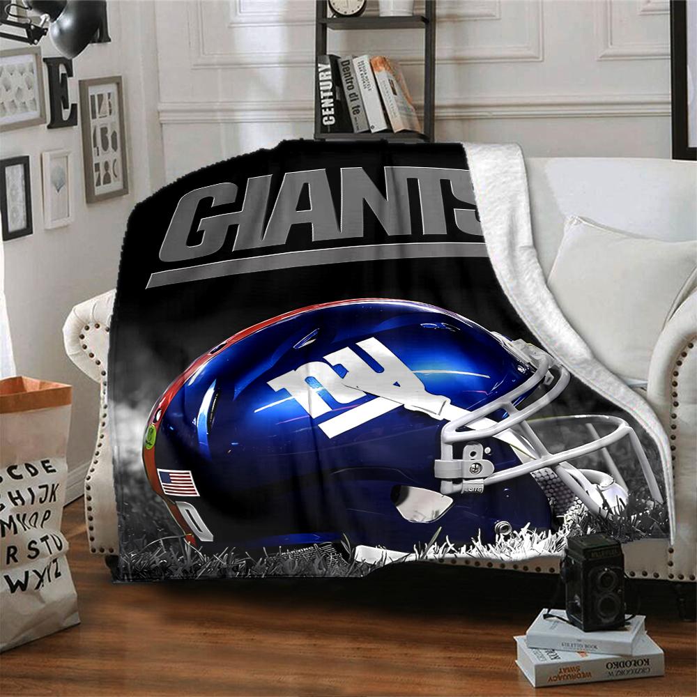 1pc Blanket - New York Giants logo Print Design,Lightweight Blanket for Sofa,Bed- Soft &Warm,Gift for All Seasons