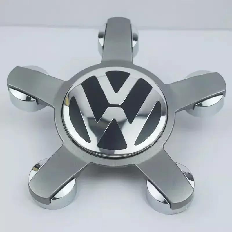 For VW New 4PCS 135mm 4F0601165N 8R0601165 Wheel Center Cap Car Hub Cap Fit Five claws logo For VW Volkswagen B5 B6 B7 POLO pa Wv5