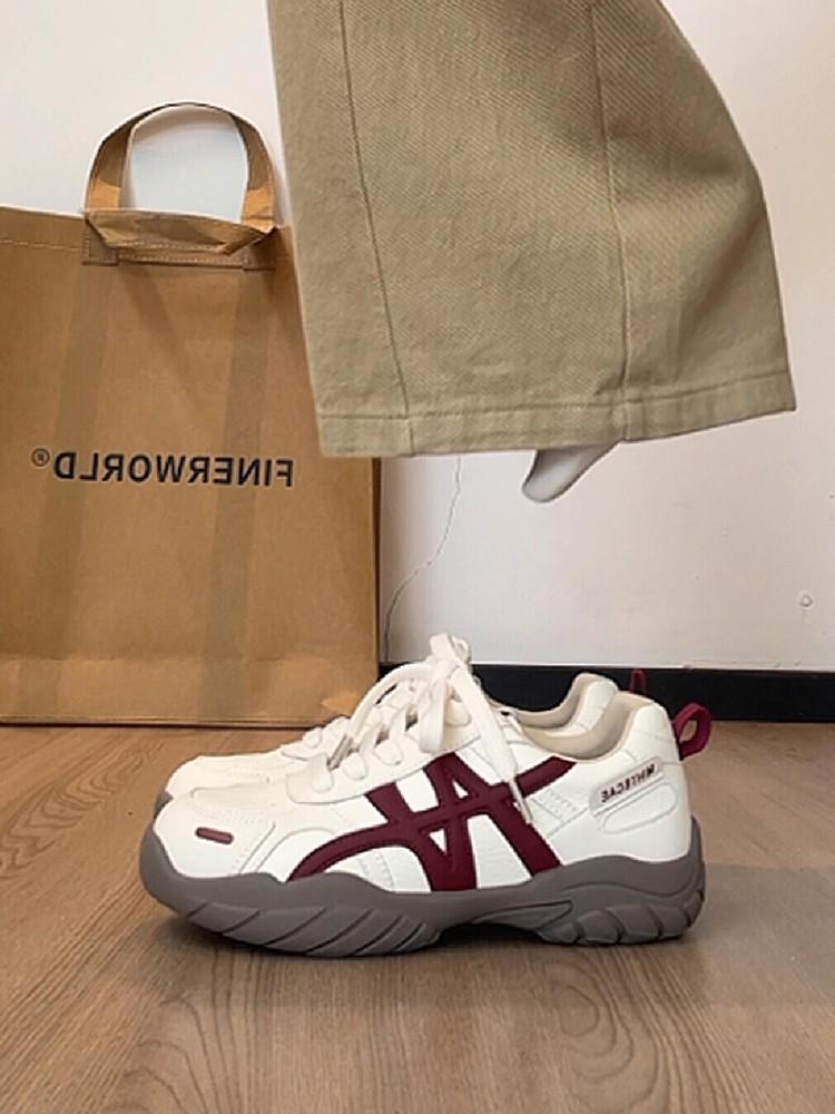 Thick-soled Forrest Gump Training Shoes Women's 2025 New Autumn Versatile Retro Casual Sports Shoes Soft-soled Dad Shoes