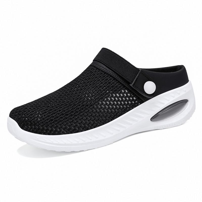 Shoes women's shoes shoes bag head half tray casual shoes solid color versatile flat shoes lazy slippers sandals