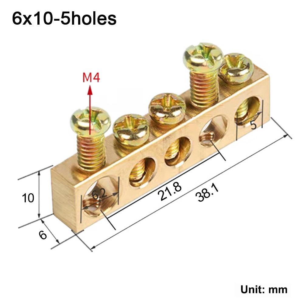 Multi-specification Wire Connector With Hole Screw Terminal Block  Electrical