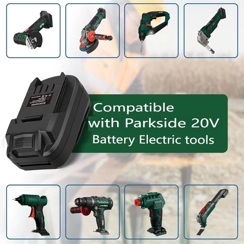 BOS20PAR Battery Converter Adapter for Parkson Tools for Bosch 18V Batteries Converting To for Parkson X20V Battery Power Tools