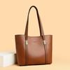 Bolsa Tote Moderna e Minimalista, Bolsa de Ombro de Grande Capacidade, Bolsa Tote Retrô, Bolsa de Mão Feminina, Bolsa de Ombro Casual para Compras