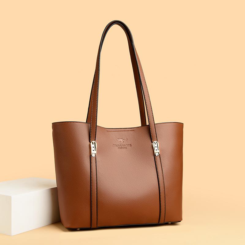 Bolsa Tote Moderna e Minimalista, Bolsa de Ombro de Grande Capacidade, Bolsa Tote Retrô, Bolsa de Mão Feminina, Bolsa de Ombro Casual para Compras