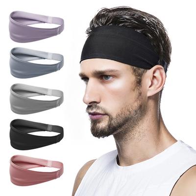 Faixa de cabeça esportiva absorvente de suor respirável elástica para lavar o rosto maquiagem ioga corrida basquete faixa de suor acessórios para cabelo
