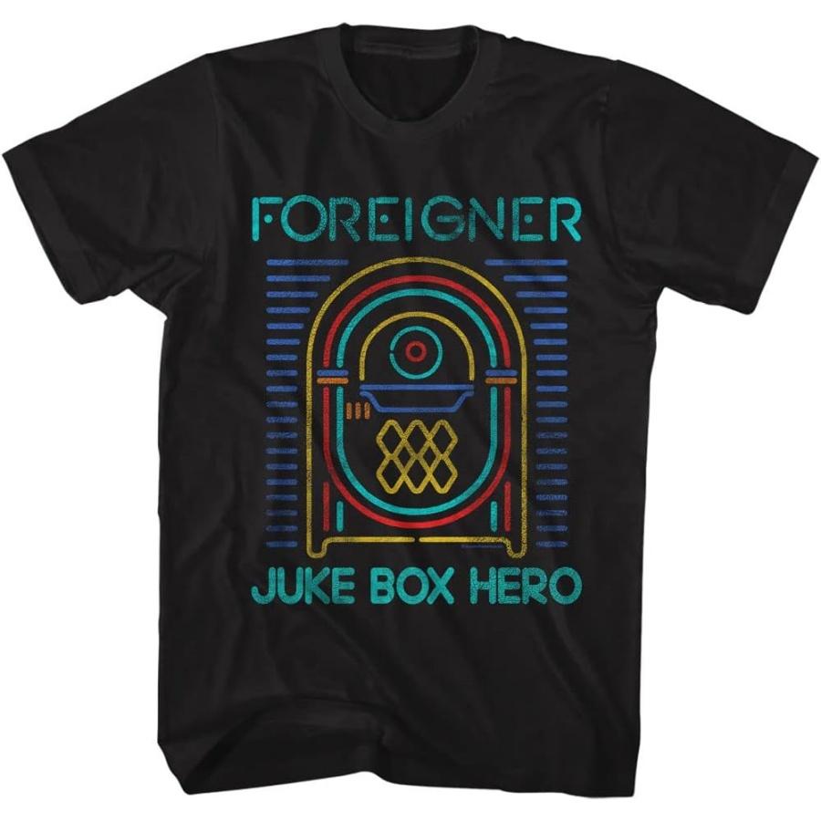 Foreigner Music Juke Box Hero Adult Short Sleeve T Shirts Retro Style Graphic Tees XXXXXL разноцветный