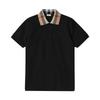 8071620 A1189 Vintage Check Polo Mens Short Sleeve Tee