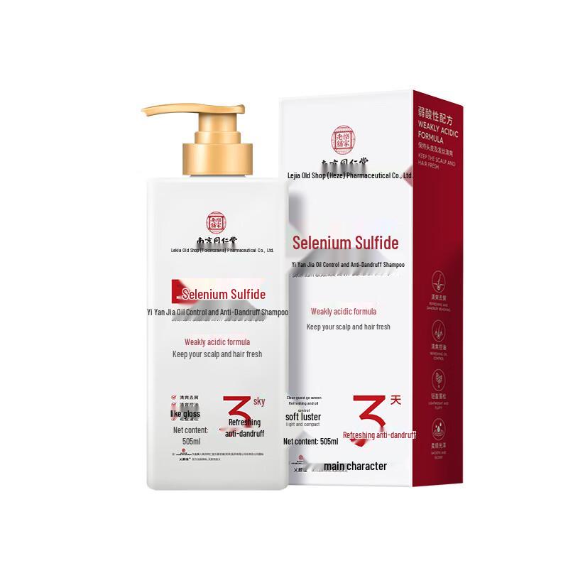 Tongrentang Selenium Disulfide Anti-Dandruff & Oil Control Shampoo