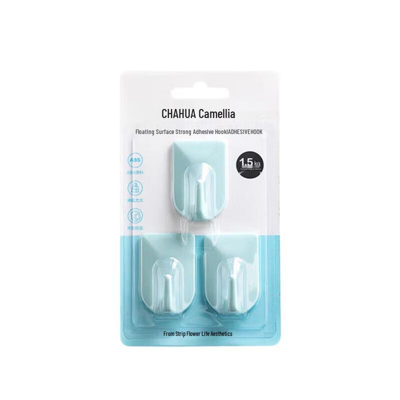Chahua No-Punch Strong Adhesive Hooks (3-Pack)