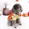 Dog Tang Clothing Spring and Summer Thin Pet Clothing Teddy Bi Xiong New Year's Wedding Dress Cat Chinese Cheongsam Hanfu