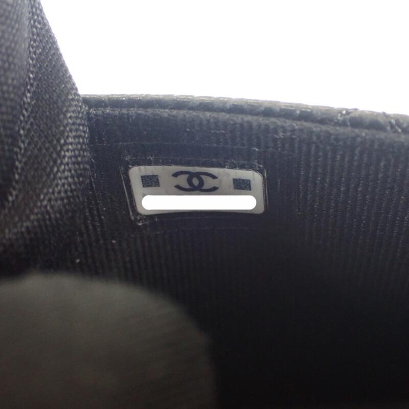 CHANEL  AP0214_Y01864_C3906 Card Case black Women