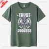 Lion Gym Unisex TShirt Trust The Process Fitness Motivation Workout Gift Gym Lovers Bodybuilding Strength Training Clothes
