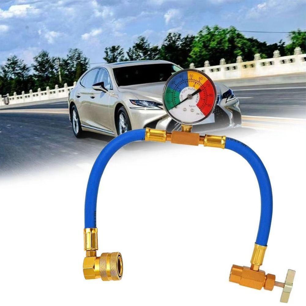 Manometer Refrigerant Recharge Kit Gauges Car Conditioning Kit  Vehicle Maintenance