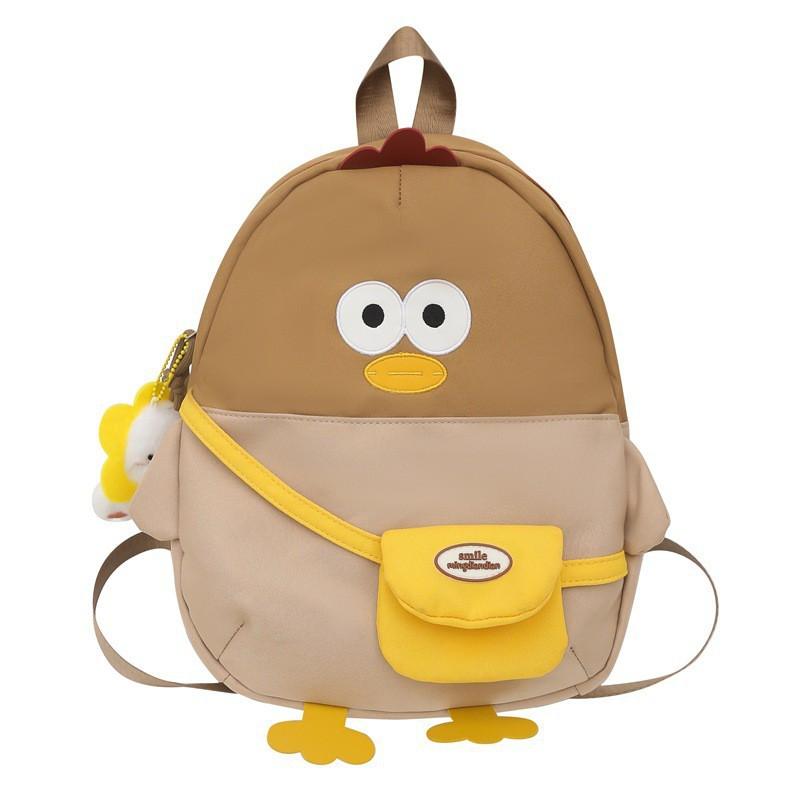 Японский Мультяшный Школьный Ранец Женский Студенческий Легкий Милый Блогерский Рюкзак Путешествия Мягкий Цыпленок