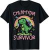 Dino Trex Survivor Funny Inappropriate Cringe Humor Women T-Shirt