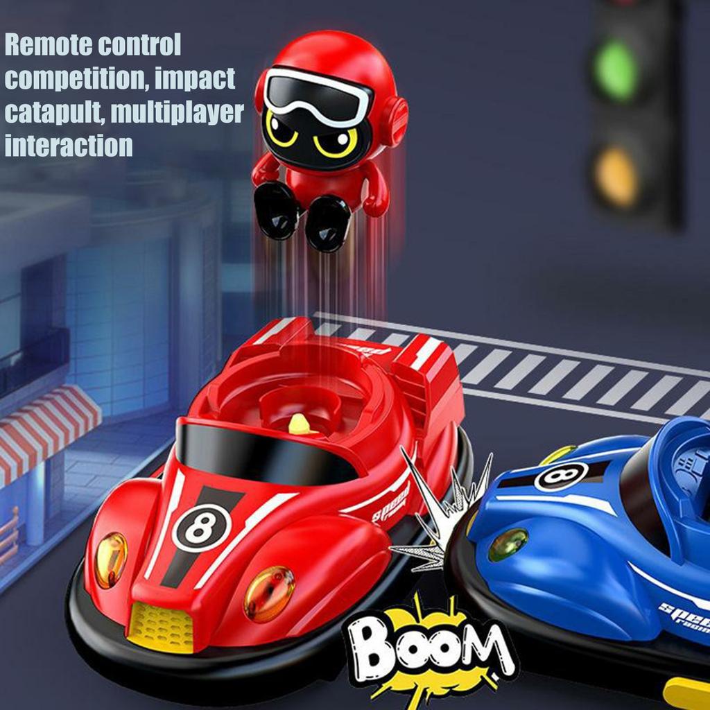 New Two-person Remote Control Bumper Car Drifting Race Car Collision Ejection Kart Toy Parent-child Interaction