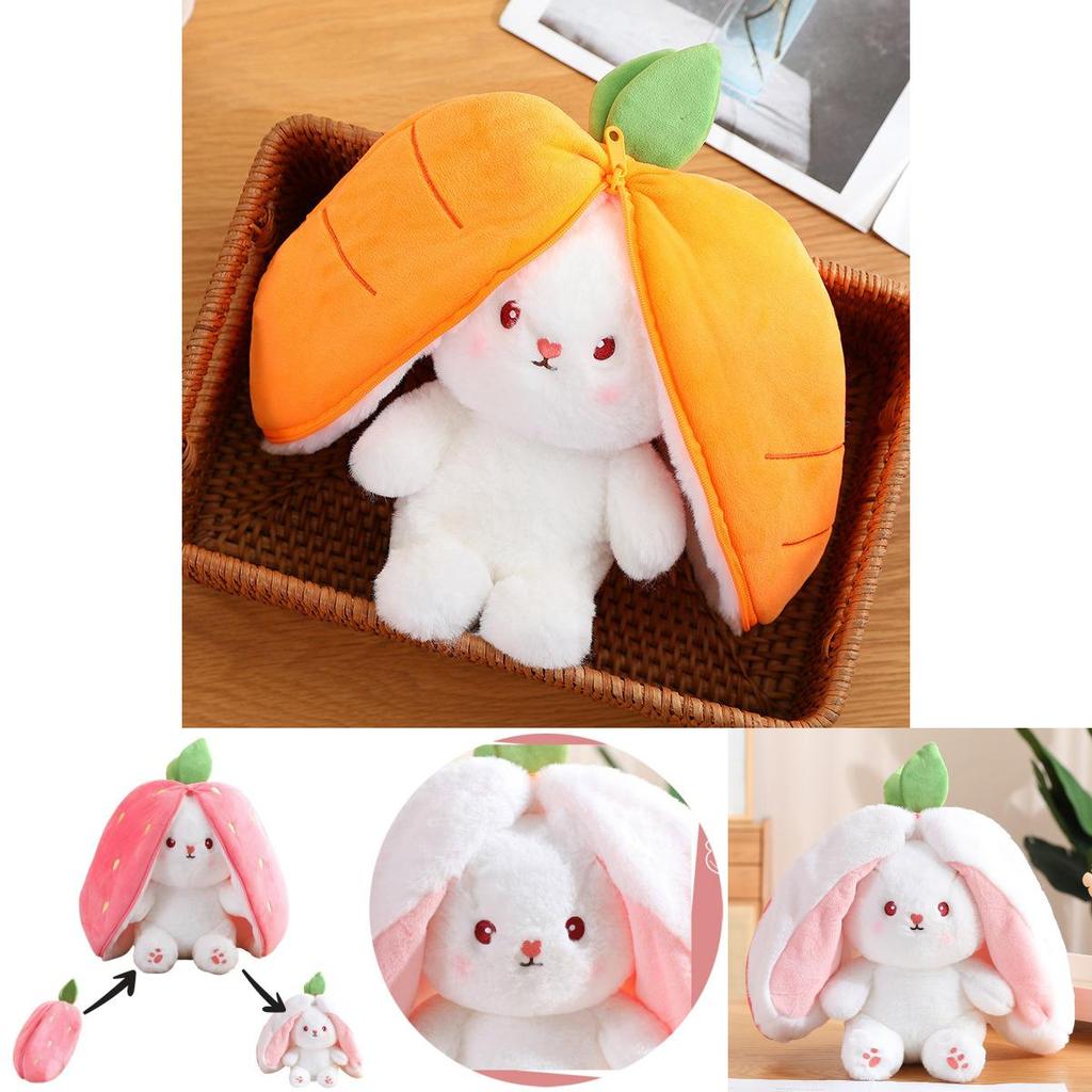 Entzückendes verwandelbares Frucht-Kaninchen-Plüschtier