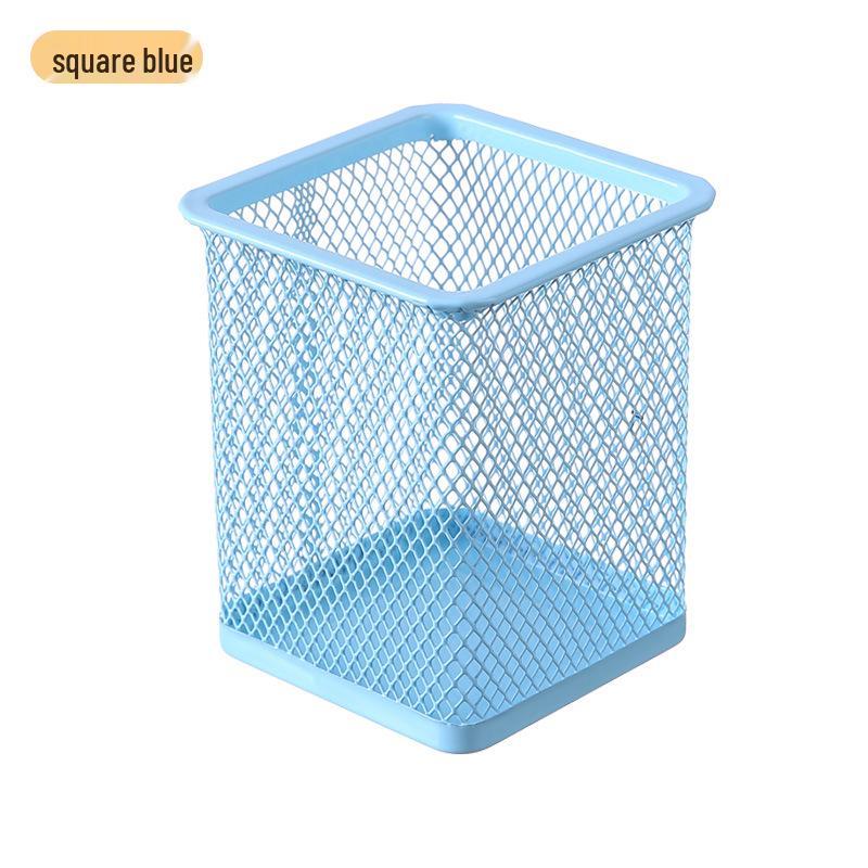 Multifunctional Metal Pen Holder – Stylish Iron Art Stationery Storage with High-End Appeal for Desk Organization